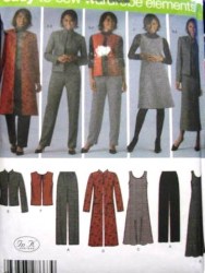4789 SIMPLICITY PANTS, VEST, DUSTER JACKET,JUMPER LENGTHS PATTERN 10-18